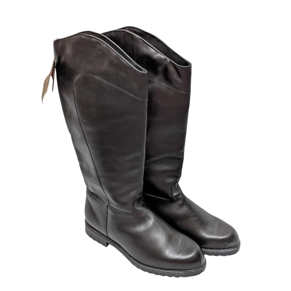 Blondo Women's Knee-High Insulated Leather Boots Size 11
